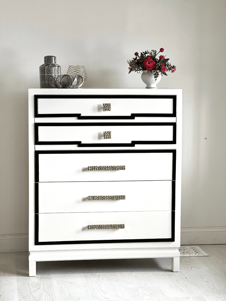 Black and White Dresser Campaign Style