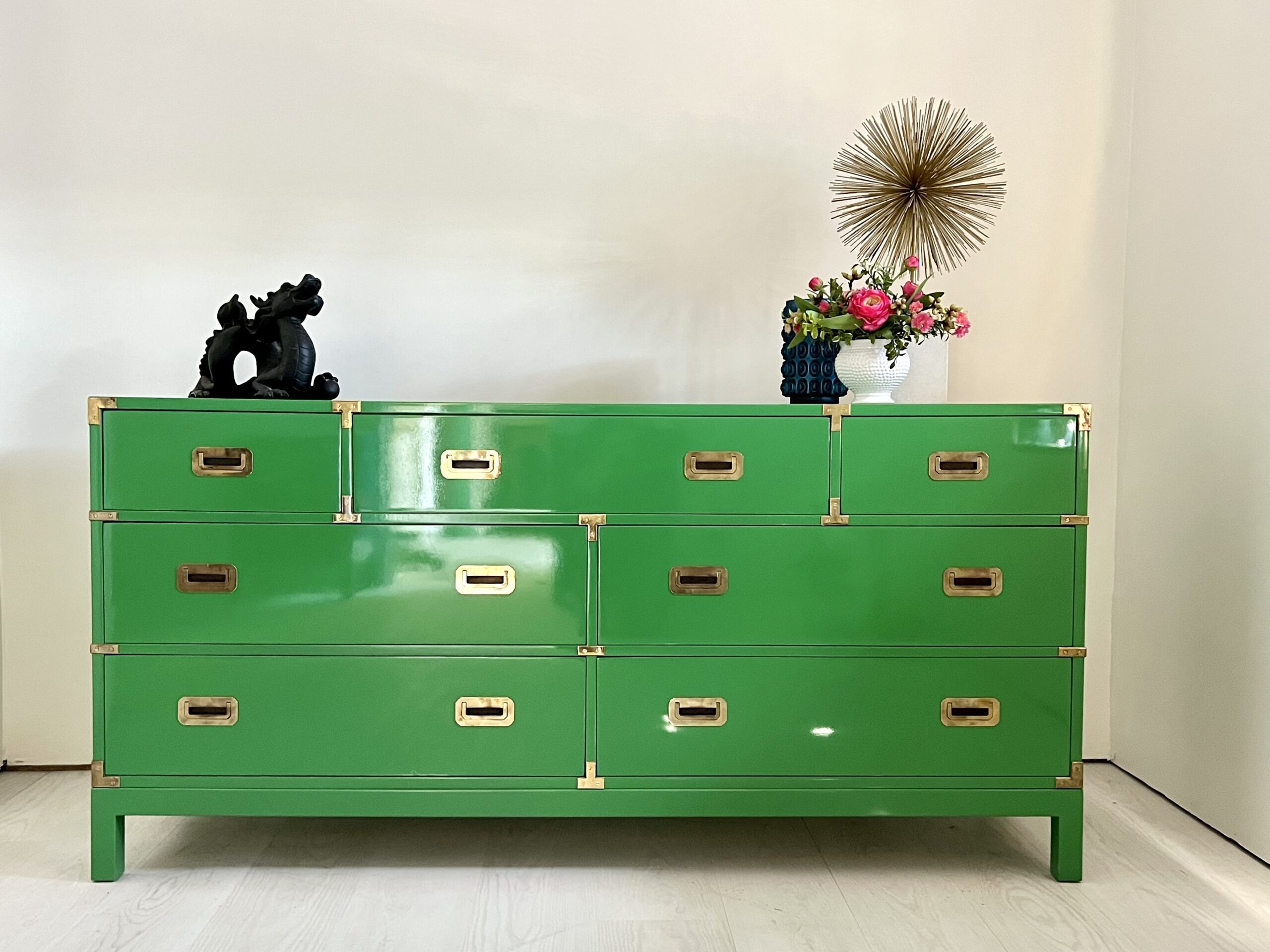 Green Campaign Dresser