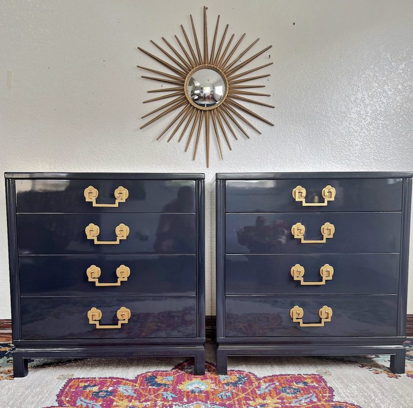 pair of oversized chests 