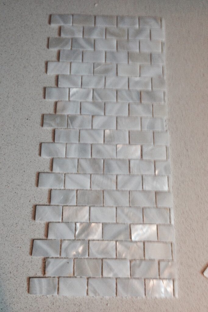 Mother of pearl tile 