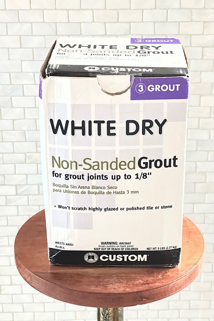 Non sanded grout 
