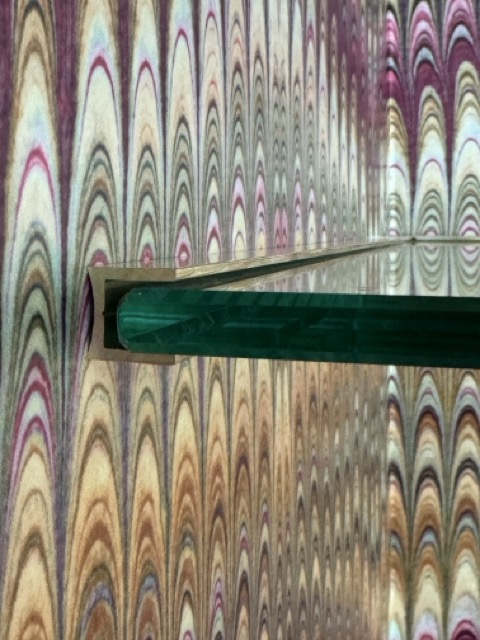 Measuring For Brass + Glass Bar Shelf