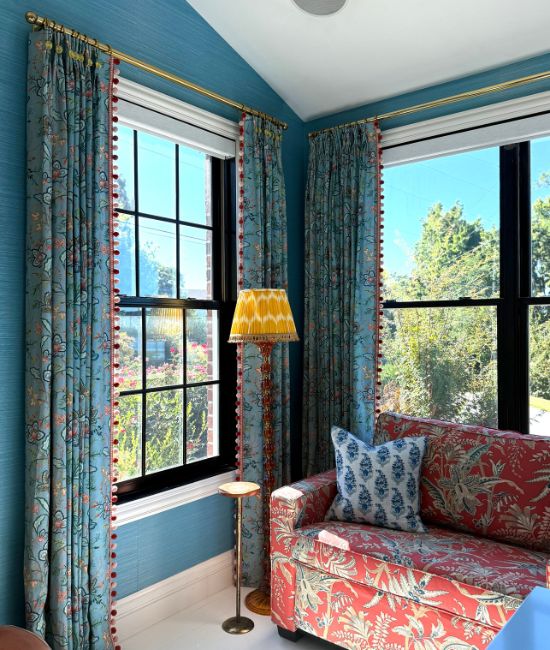 DIY curtain rods with no middle support 